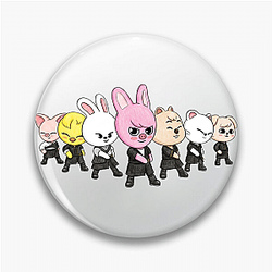 Skzoo Wolf Chan Leader spirit Skzoo Pins