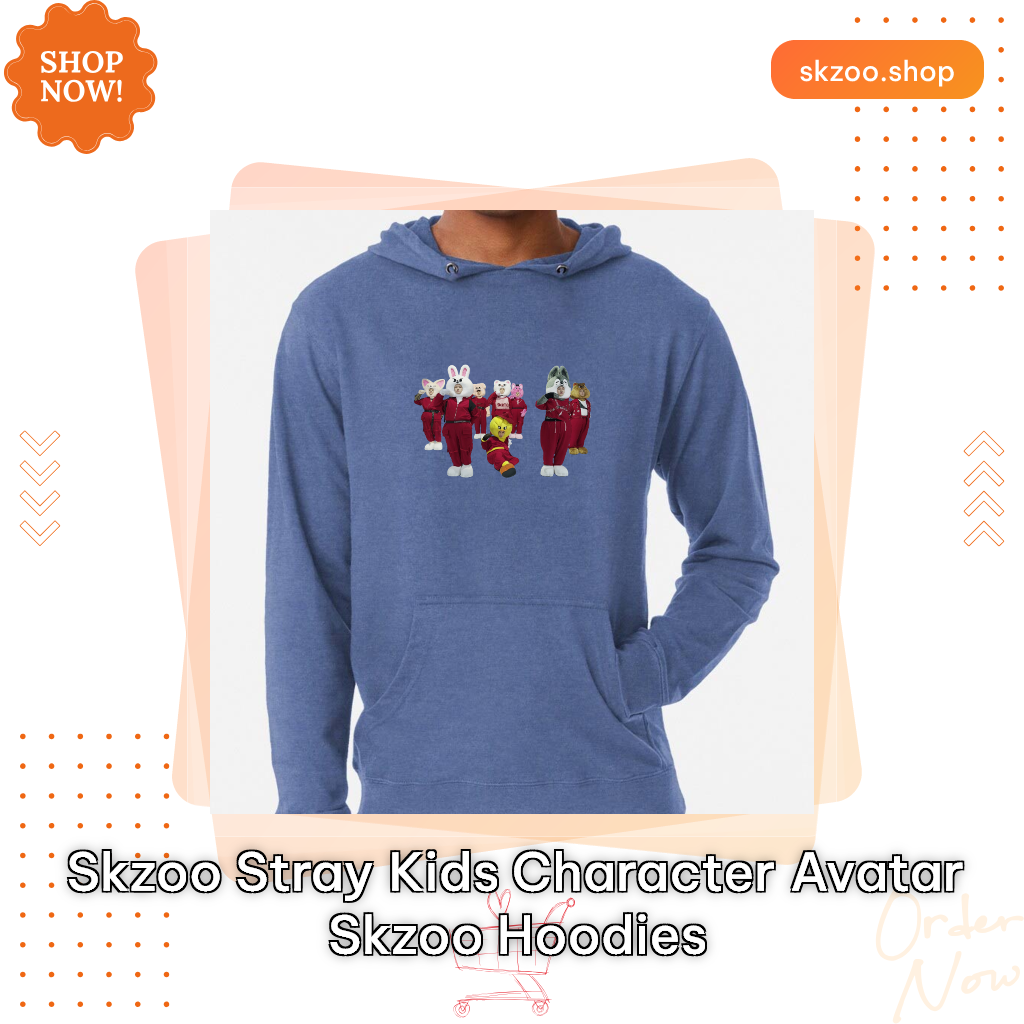 Skzoo Stray Kids Character avatar Skzoo Hoodies