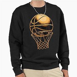 Basketball Player Slam Dunk Hoops Pullover Sweatshirt