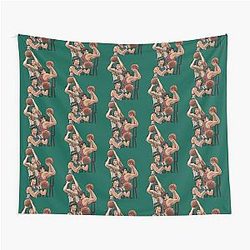 Slam dunk basketball tapestry