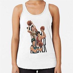 Slam Dunk Basketball Racerback Tank