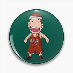 Slam Dunk Caricature - Hanamichi Sakuragi - Shohoku Pin