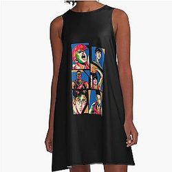 Slam Dunk Retro Vintage T-Shirt A Line Dress