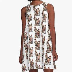 slam dunk basketball A Line Dress