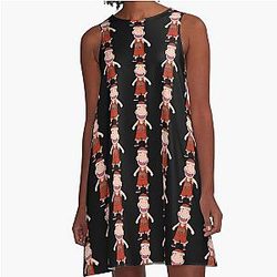 Slam Dunk Caricature Hanamichi Sakuragi SHOHOKU A Line Dress