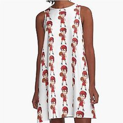 Slam Dunk Chibi Hanamichi Sakuragi A-Line Dress