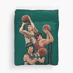 Slam Dunk Basketball Duvet Cover