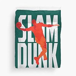 Slam Dunk Basketball Duvet Cover