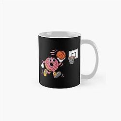 Funny Donut Basketball Player Slam Dunk Fan Hoops Mug