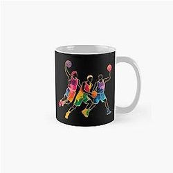 Colorful Basketball Players Slam Dunk Fan Hoops Mug