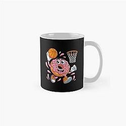 Funny Donut Basketball Hoops Mug