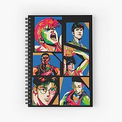 Slam Dunk Vintage Tshirt Spiral Notebook