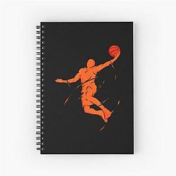 Colorful Basketball Fan Hoops Notebook