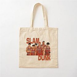 slam dunk basketball Cotton Tote Bag