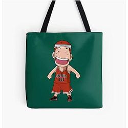 Slam Dunk Caricature Hanamichi Sakuragi SHOHOKU All Over Print Tote Bag