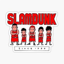 Slam Dunk cartoon since 1990 Sticker
