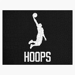 Hoops Basketball Fan Slam Dunk Jigsaw Puzzle
