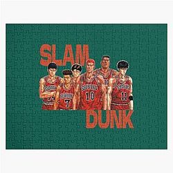Slam dunk basketball jigsaw puzzle
