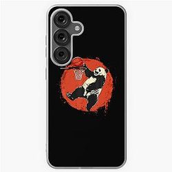 Basketball Panda Bear Slam Dunk Artwork Samsung Galaxy Soft Case