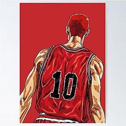 Slam Dunk Hanamichi Sakuragi Poster
