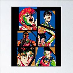 Slam Dunk Retro Tshirt Poster
