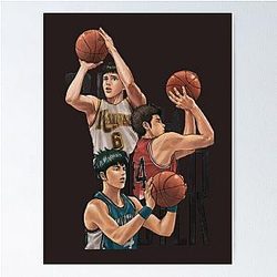 slam dunk basketball Poster