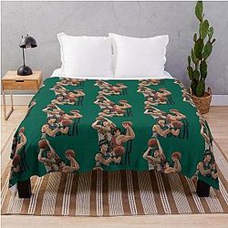 Slam Dunk Basketball Throw Blanket