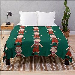 Slam Dunk Caricature Hanamichi Sakuragi SHOHOKU Throw Blanket