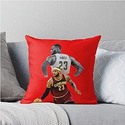 Slam Dunk Champion Throw Pillow