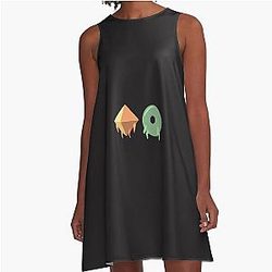 Slay The Spire A-Line Dress Decades Sticker