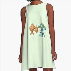 Slay The Spire Don't and Decal Classic T-Shirt A-Line Dress