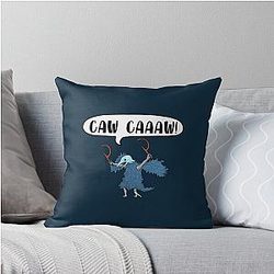 CAW! slay the spire Throw Pillow