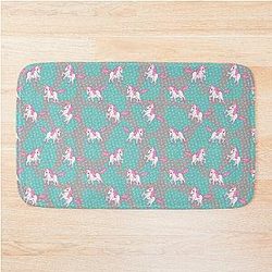 Horse Lover Equestrian Sports Gift Bath Mat