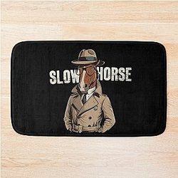 Funny Slow Horses Spy Agent MI5 Bath Mat