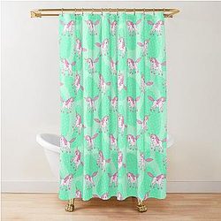 Slow Horses Lover Equestrian Sports Gift Shower Curtain