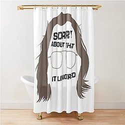 Jackson Lamb - Slow Horses - White Shower Curtain