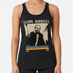 Retro Horse Series Racerback Tank Top