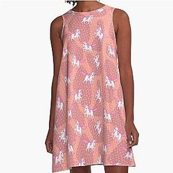 Slow funny horse lover equestrian sport gift A-Line Dress