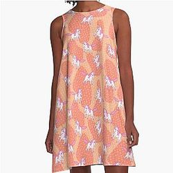 Slow Horses Equestrian Gift A-Line Dress