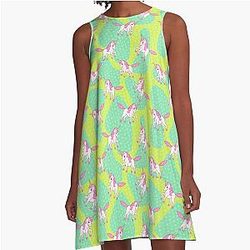 Slow horses equestrian sports A-Line Dress lover horse gift