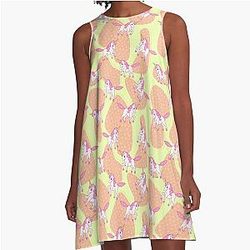 Equestrian Horse Lover A-Line Dress