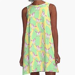 Slow Horses Equestrian Sports A-Line Dress