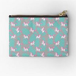 Slow Funny Horse Lover Equestrian Gift Zipper Pouch