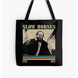 Retro Horse Series All Print Tote Bag