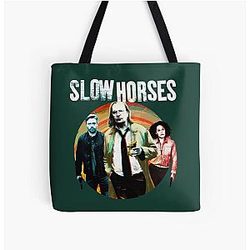 Slow Horses All Over Print Tote Bag