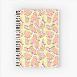 Slow funny equestrian sports lover gift Spiral Notebook
