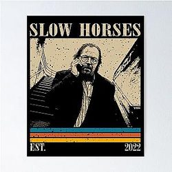 Retro Slow Horses Series Poster 

Cleaned up title: 
Retro Horses Series Poster