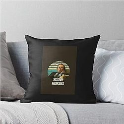 Jackson Lamb from Slow Horses iPhone Case Throw Pillow