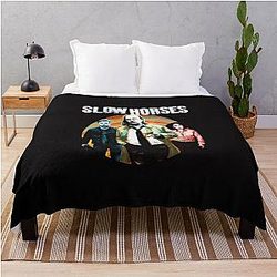 Slow Horses Throw Blanket
