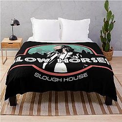 Slow Horses - Jackson Lamb The Park Throw Blanket